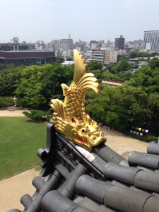 Uitzicht vanaf Okayama Castle